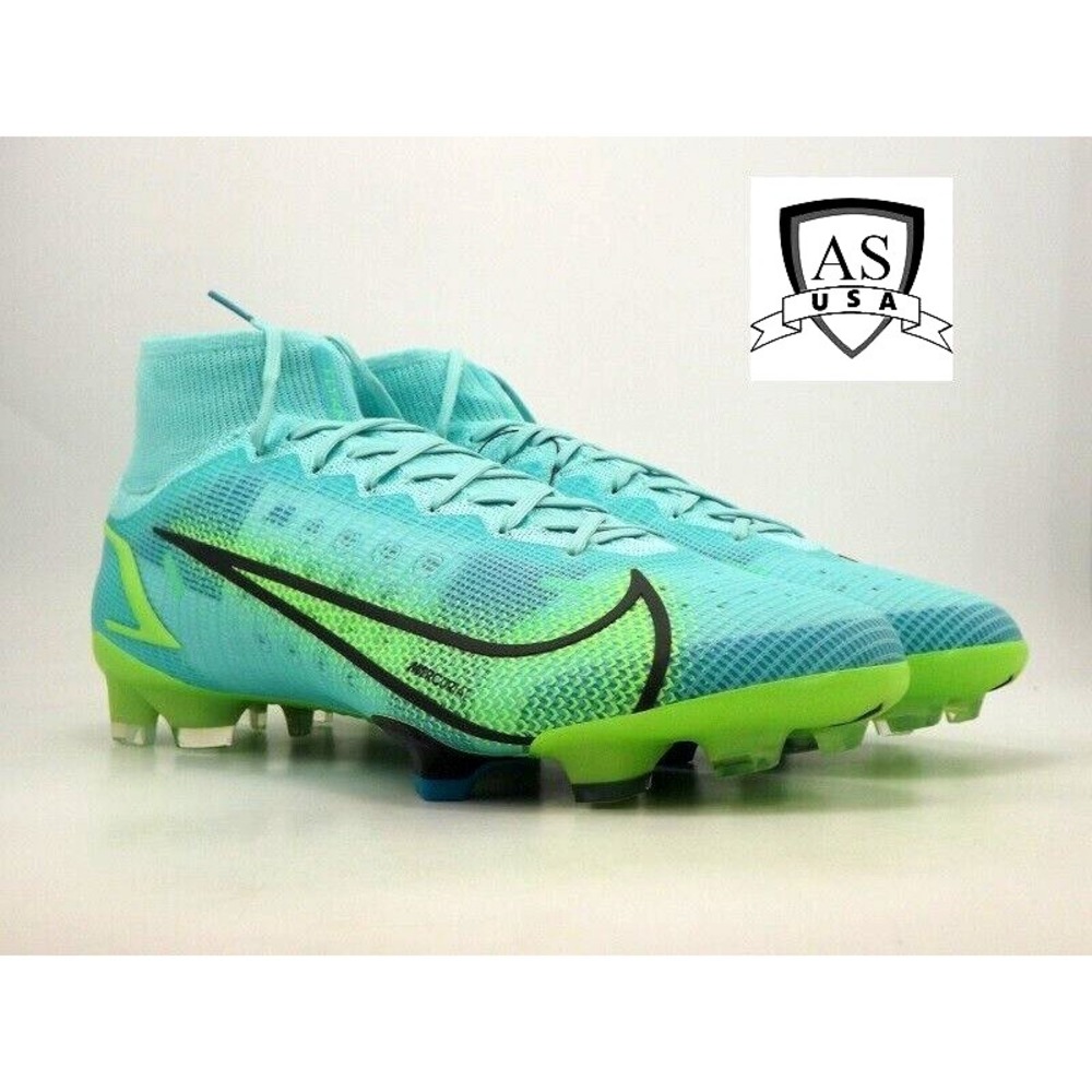 NIKE MERCURIAL SUPERFLY 8 ELITE FG CV0958 403 SOCCER CLEATS Men's Size 13 - Picture 2 of 13